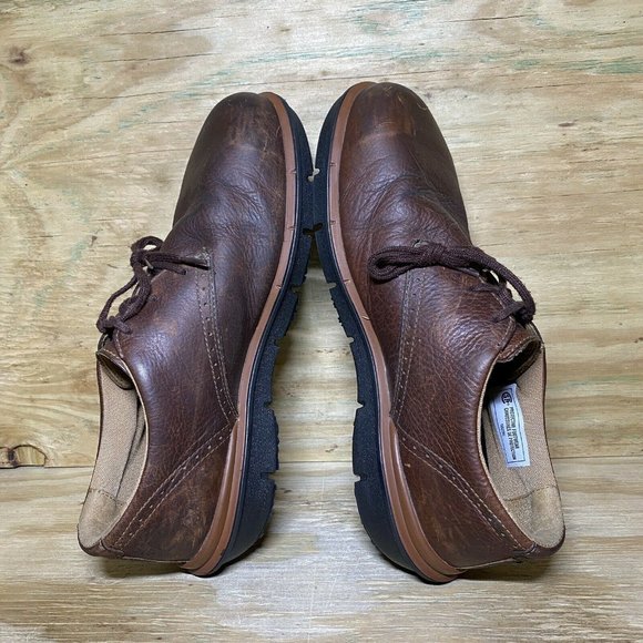 Timberland Pro Steel Toe Shoes Mens 10.5 Brown Leather Work Oxfords main image 12